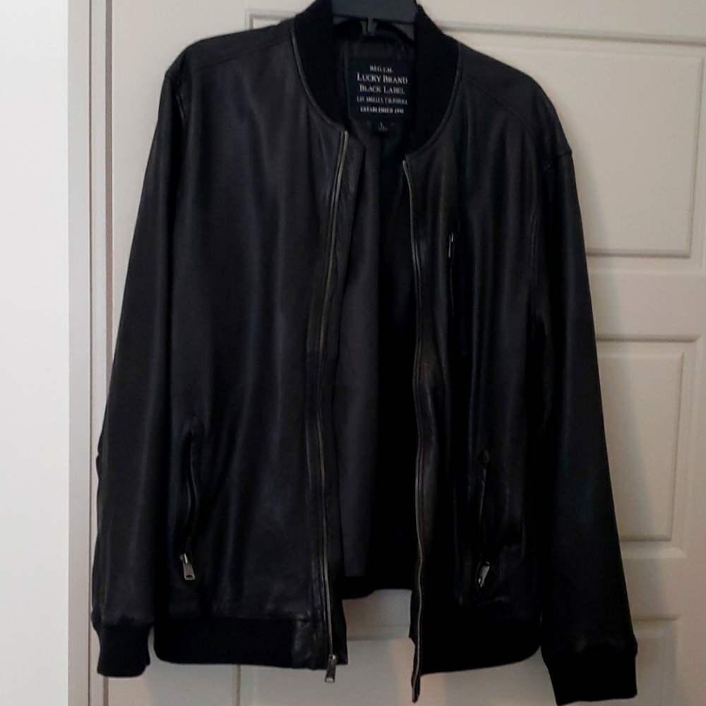 Leather Bomber